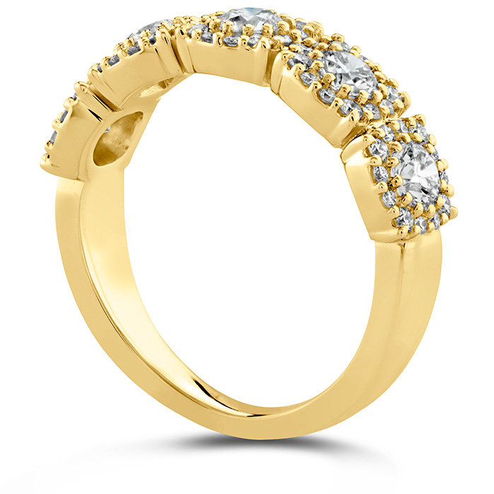HOF Custom Halo Diamond Band