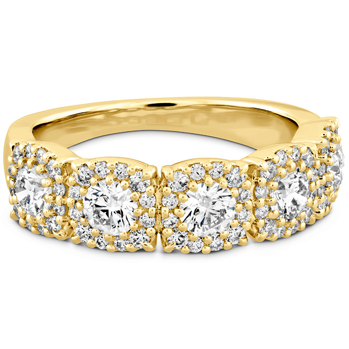 HOF Custom Halo Diamond Band