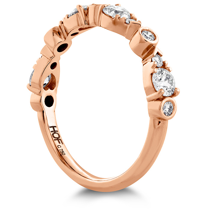 HOF Teardrop Bezel Diamond Band