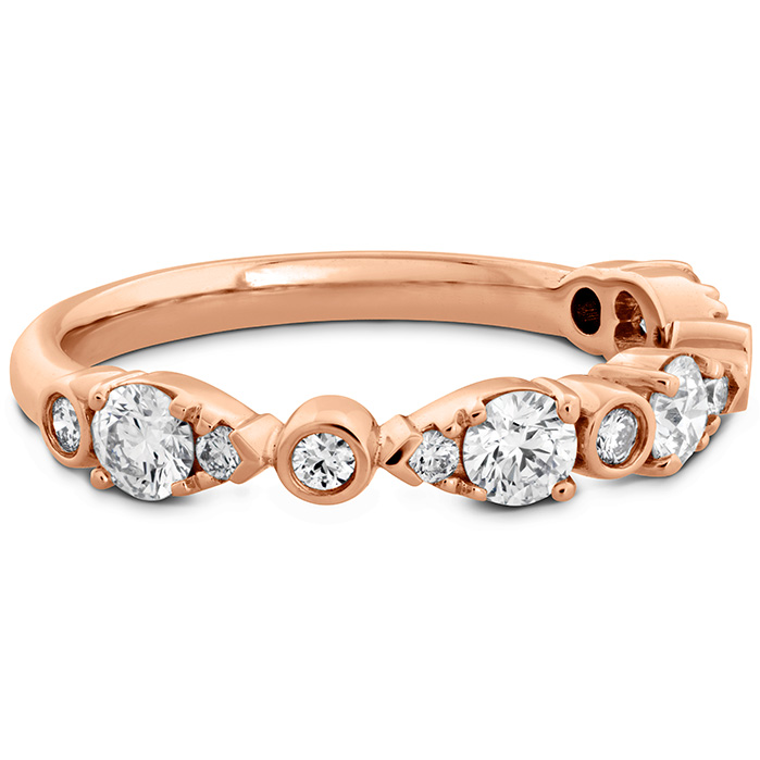 HOF Teardrop Bezel Diamond Band