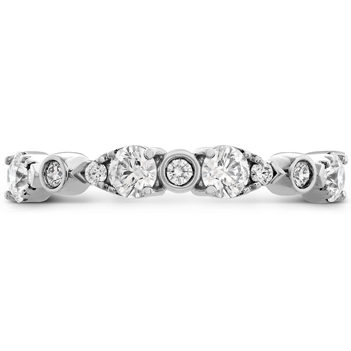 HOF Teardrop Bezel Diamond Band