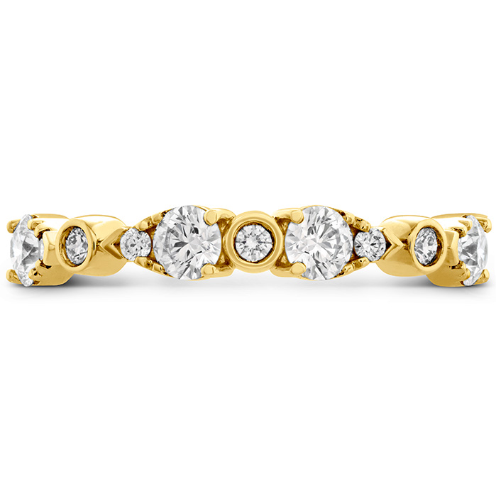 HOF Teardrop Bezel Diamond Band