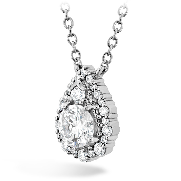 HOF Teardrop halo Pendant