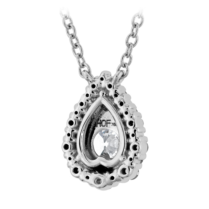 HOF Teardrop halo Pendant