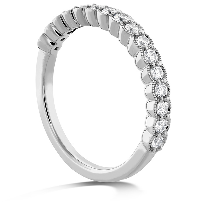 Isabelle Milgrain Diamond Band