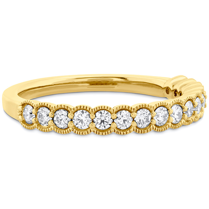 Isabelle Milgrain Diamond Band