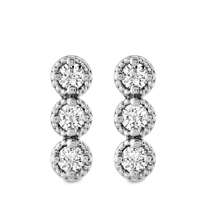 Liliana Milgrain Diamond Bar Earrings