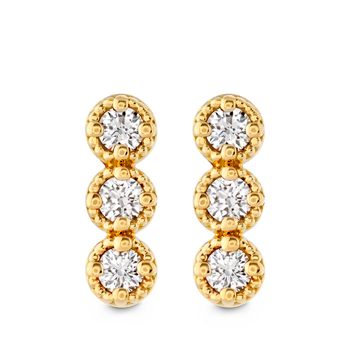 Liliana Milgrain Diamond Bar Earrings