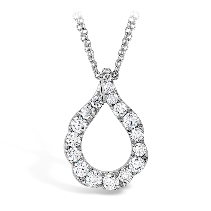 Lorelei Crescent Diamond Pendant