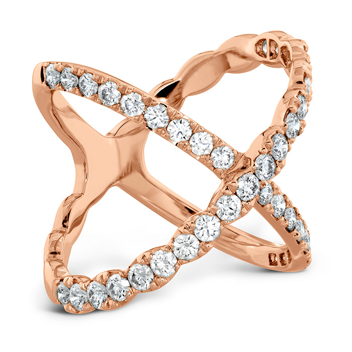 Lorelei Diamond Criss Cross Ring