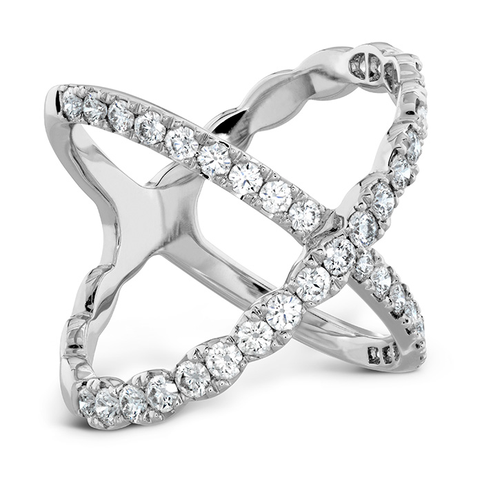 Lorelei Diamond Criss Cross Ring