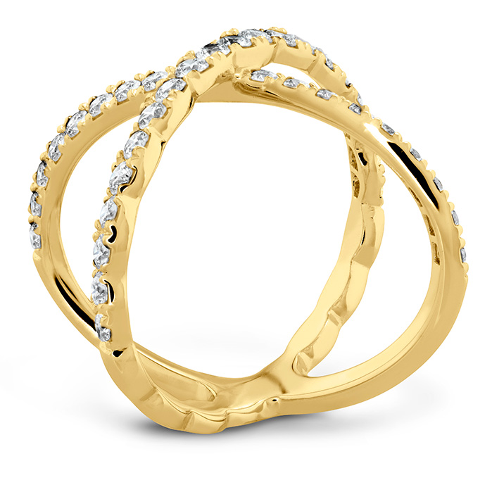 Lorelei Diamond Criss Cross Ring