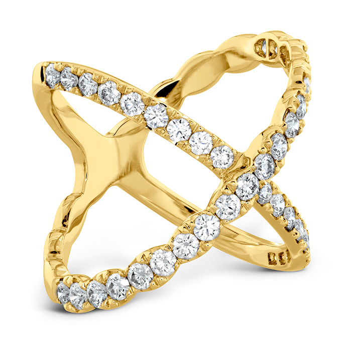 Lorelei Diamond Criss Cross Ring