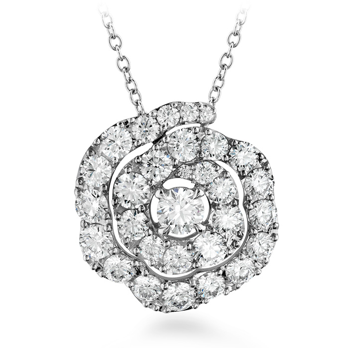 Lorelei Diamond Floral Pendant