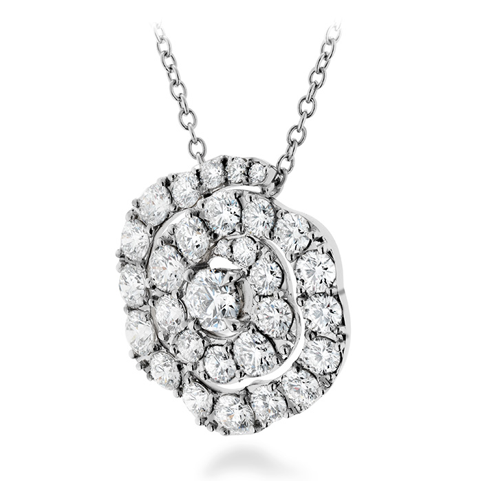 Lorelei Diamond Floral Pendant