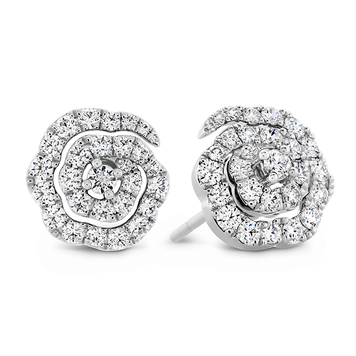 Lorelei Diamond Floral Earrings - Small