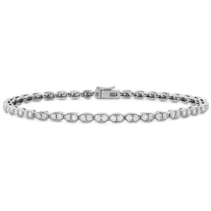 Lorelei Floral Diamond Line Bracelet - S