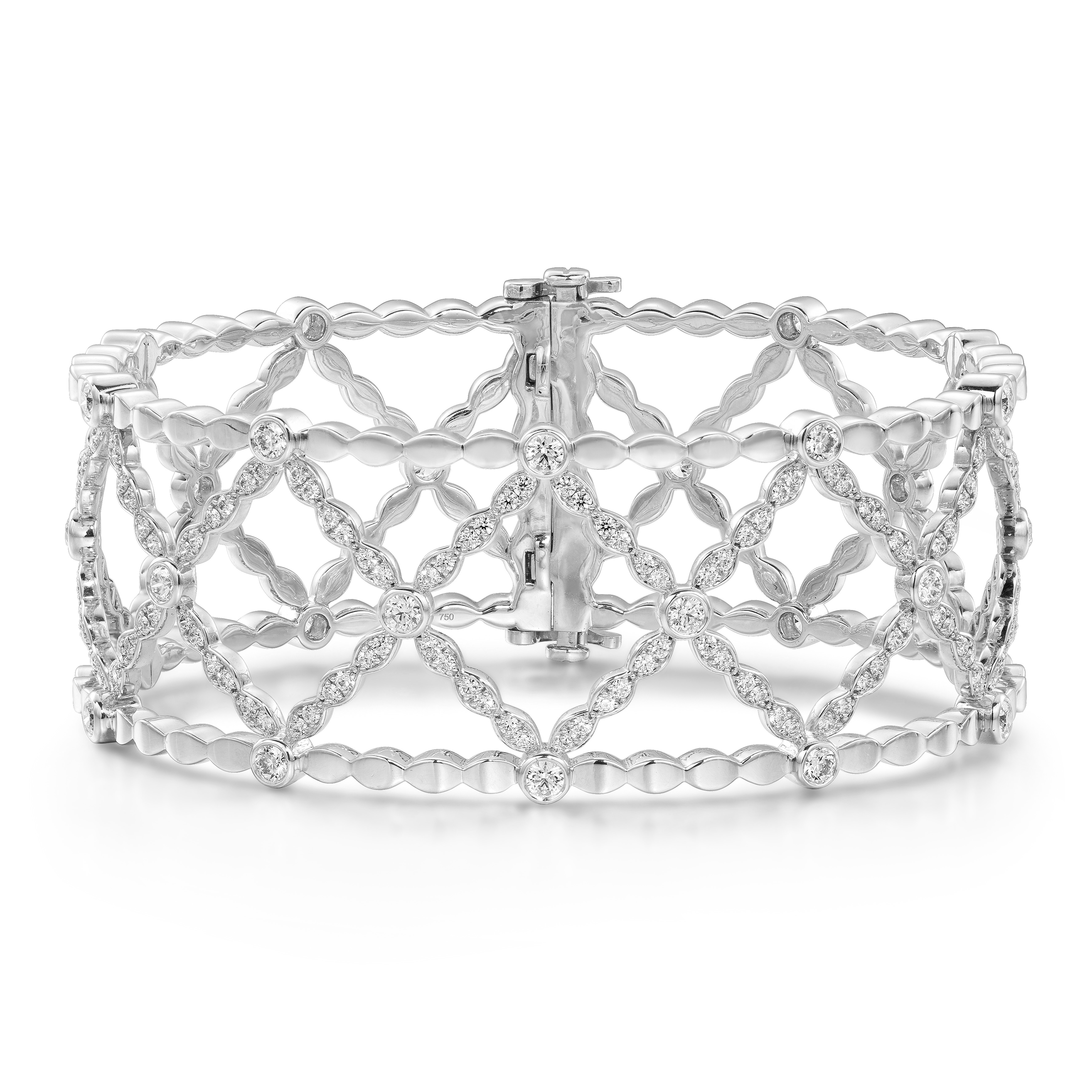 Lorelei Lattice Diamond Bangle