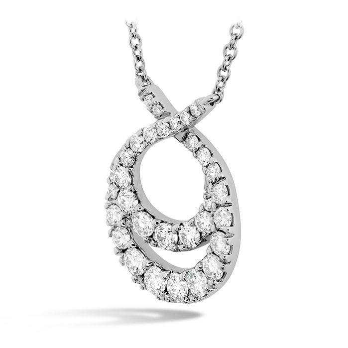 Optima Double Circle Diamond Necklace