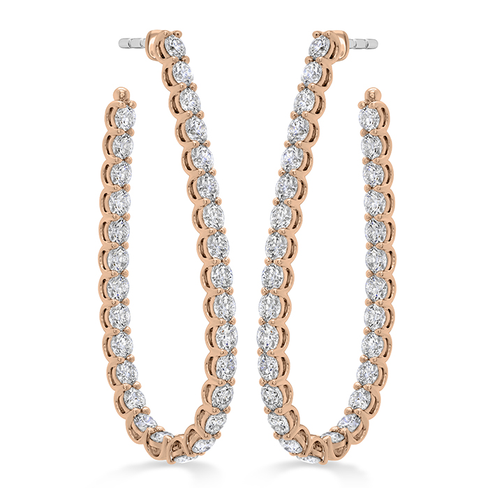 Signature Pear Hoop - Large