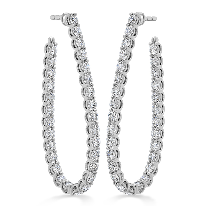 Signature Pear Hoop - Large