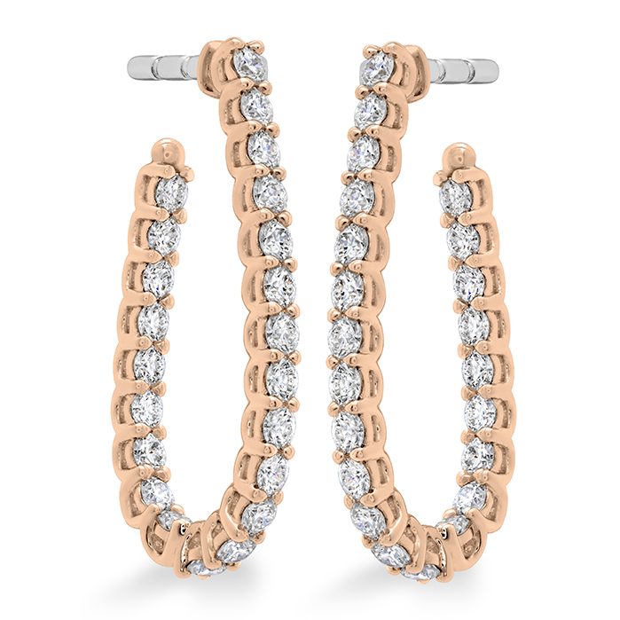 Signature Pear Hoop - Small