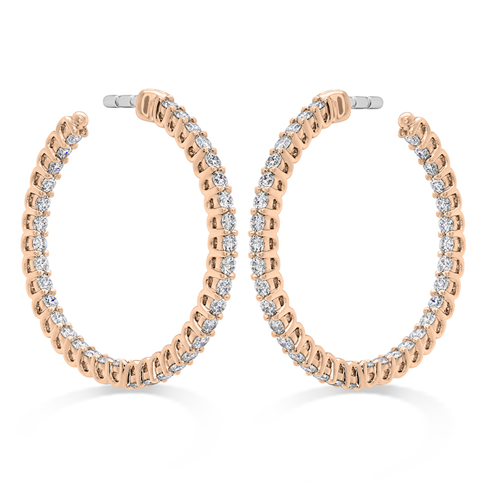 Signature Round Inside Out Hoop - Small
