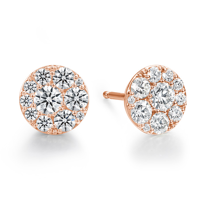 Tessa Diamond Circle Earrings