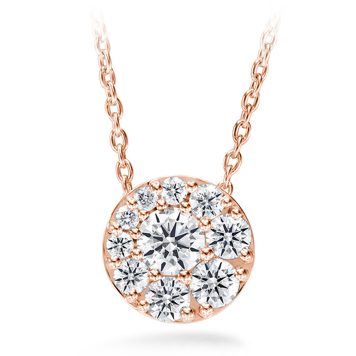 Tessa Diamond Circle Pendant