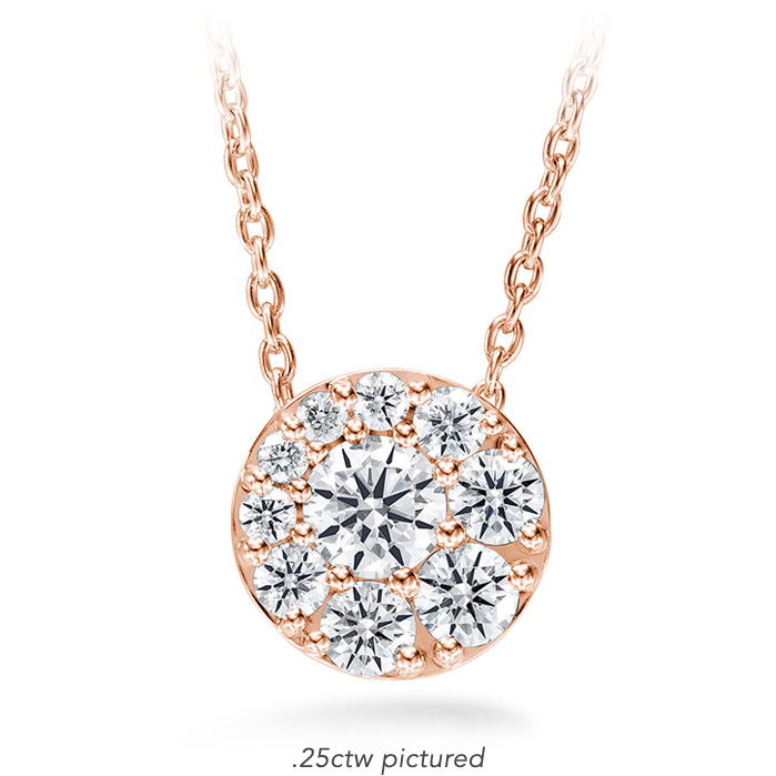 Tessa Diamond Circle Pendant