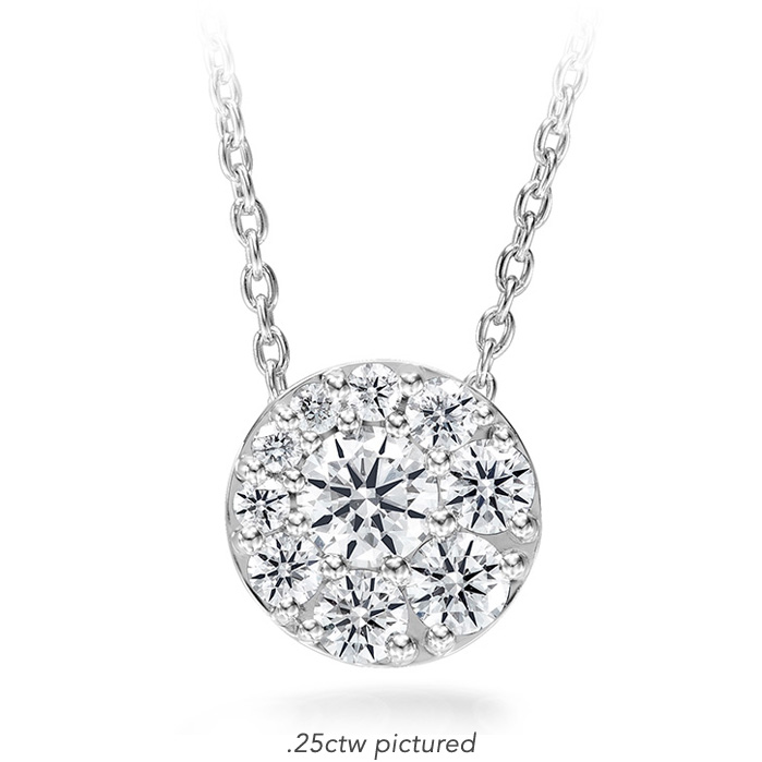 Tessa Diamond Circle Pendant