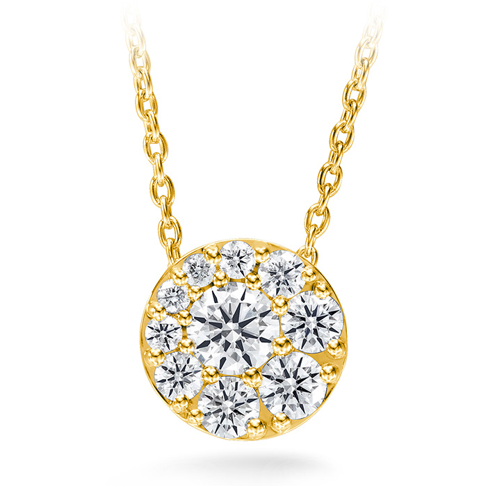 Tessa Diamond Circle Pendant