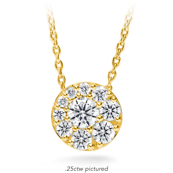 Tessa Diamond Circle Pendant