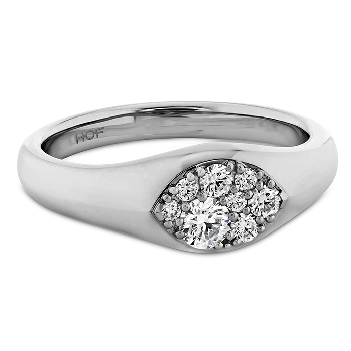Tessa Navette Signet Ring