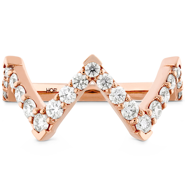 Triplicity Pointed Diamond Ring