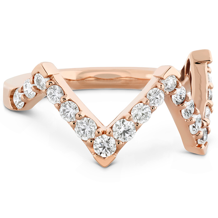 Triplicity Pointed Diamond Ring