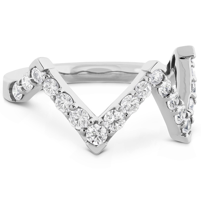 Triplicity Pointed Diamond Ring