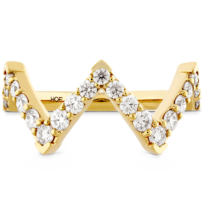 Triplicity Pointed Diamond Ring