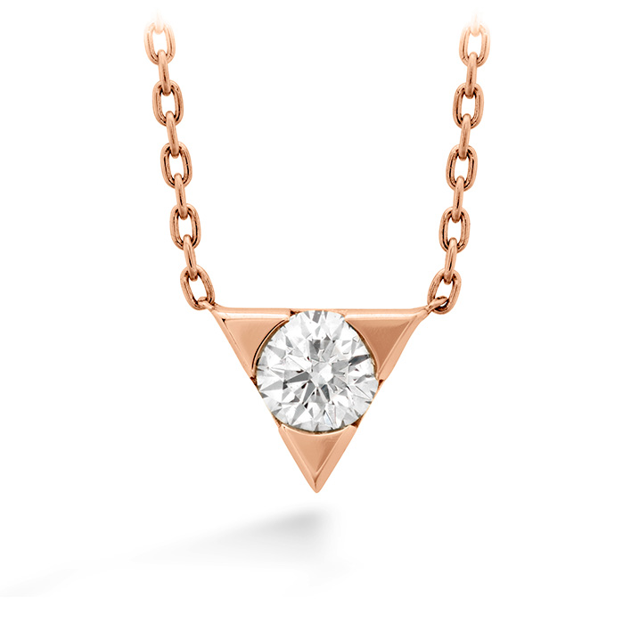 Triplicity Single Diamond Pendant
