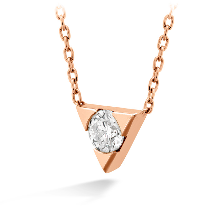 Triplicity Single Diamond Pendant
