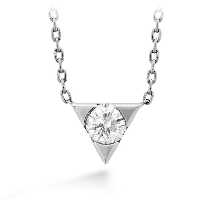 Triplicity Single Diamond Pendant