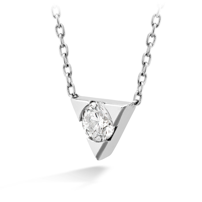 Triplicity Single Diamond Pendant