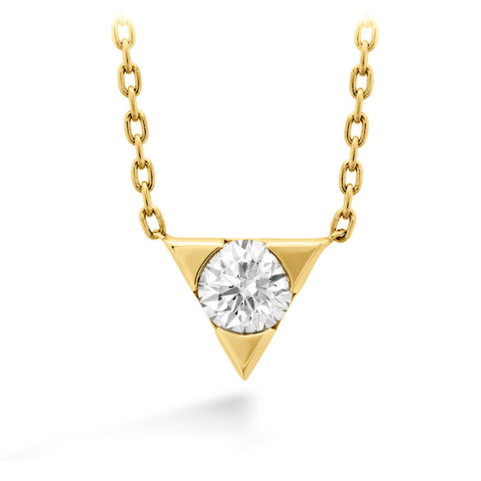 Triplicity Single Diamond Pendant