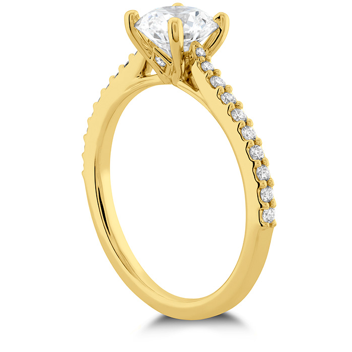 Camilla HOF Engagement Ring - Dia Band - Complete Piece