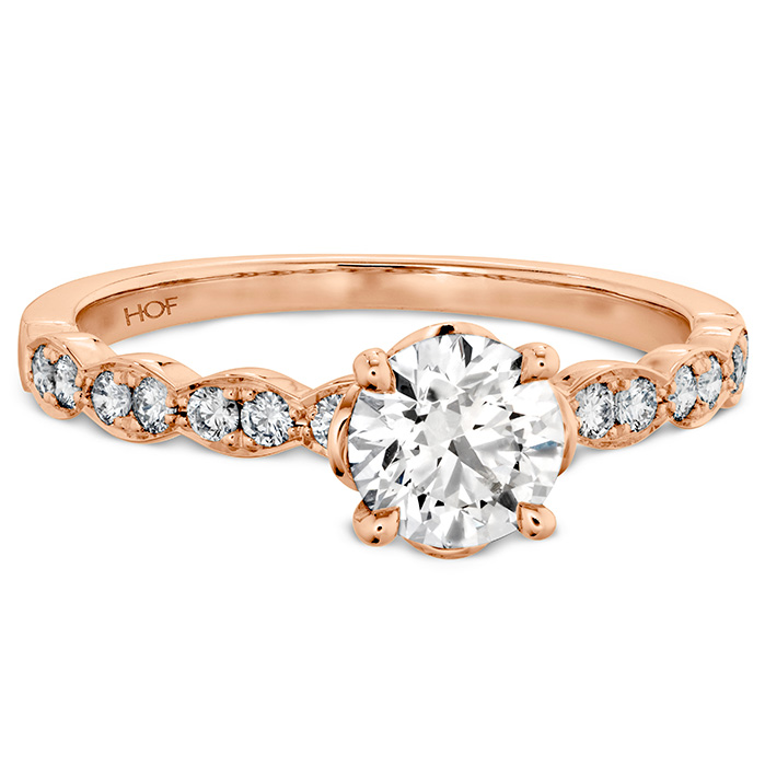 Lorelei Floral Engagement Ring - Complete Piece