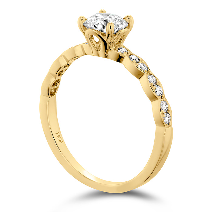 Lorelei Floral Engagement Ring - Complete Piece