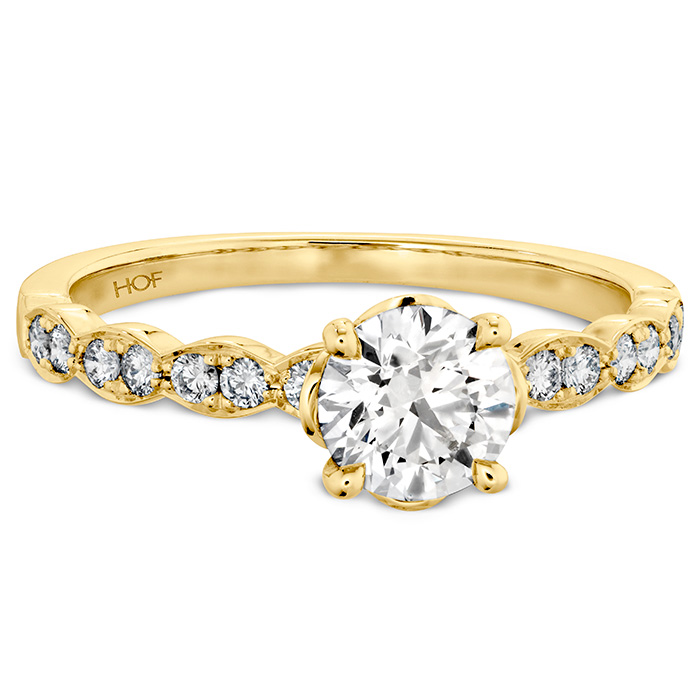 Lorelei Floral Engagement Ring - Complete Piece