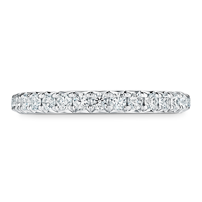 Vela French Cut Pavé Band