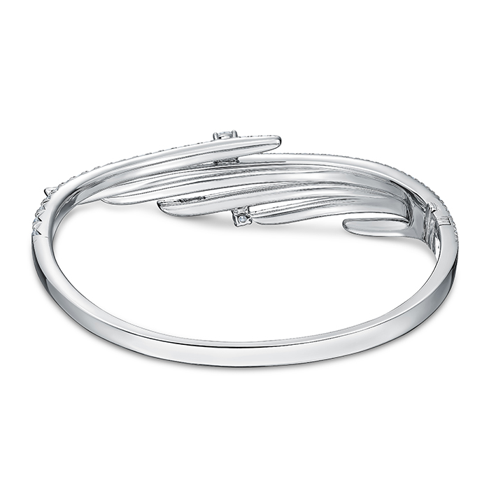 Vela French Cut Pavé Bangle