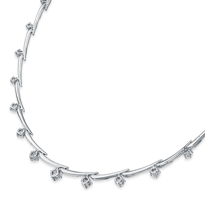 Vela Crossover Necklace 